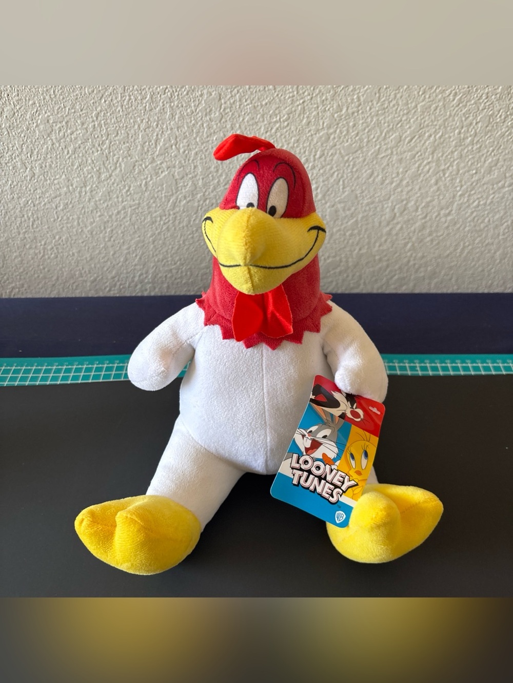 Looney Tunes Foghorn Leghorn Plush Toy Factory 12” Stuffed Animal NWT